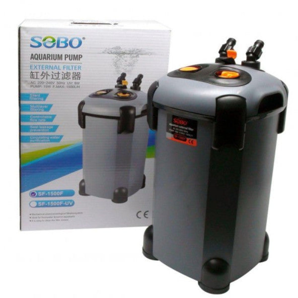 Sobo External Filter SF-1500F 15W. 1500 Lt/Hour