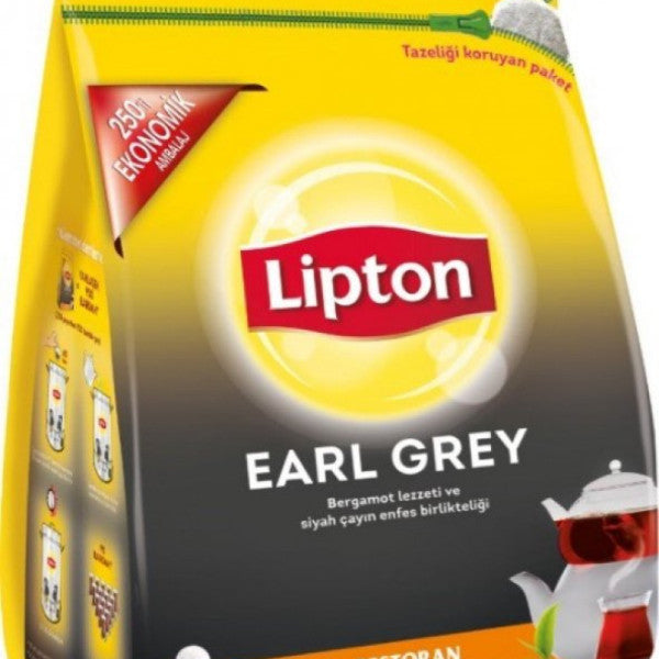 Lipton Earl Gray Bergamot Flavored Black Strained Teapot Tea Bag 4L 250 X 3.2 G