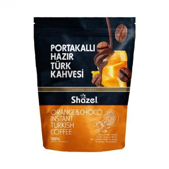 Shazel 2+2 Turkish Coffee with Pistachio and Orange 200g 4 pieces