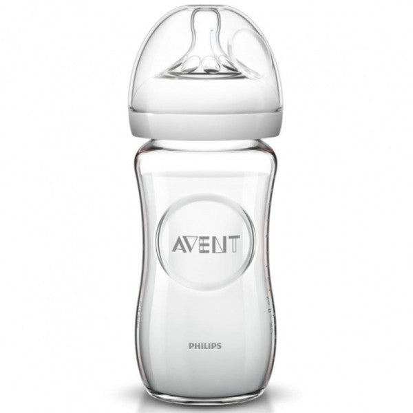 Philips Avent Scf053/17 Natural Baby Glass Bottle 240 Ml 1 Month+