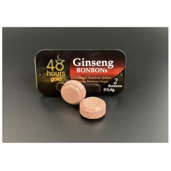 12 Pieces 1 Pack 48 Hours Gold Ginseng Bonbon Candy 2 Pieces each