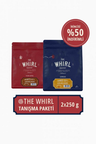 The Whirl Espresso Ground Coffee Introduction Package 250 gr x 2 Pieces