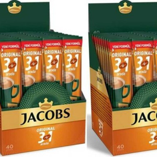 Jacobs 3-in-1 Coffee 80 Pieces (40X2 Pack)