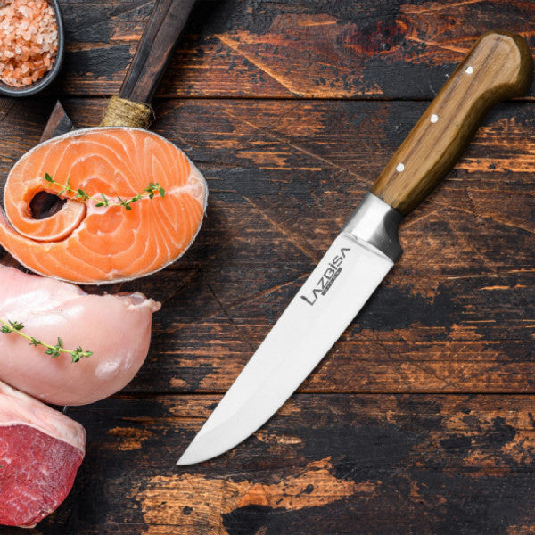 Lazbisa Kitchen Knife Set Meat Mincer Fruit Vegetable Butcher Knife ( 3 )