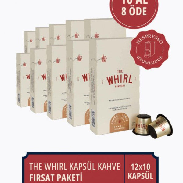 The Whirl Lungo Medium Capsule Coffee Buy 10 Pay 8 Deal Package