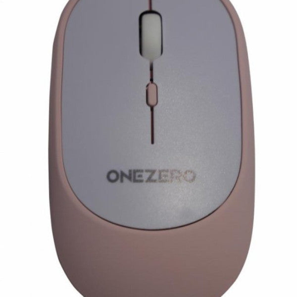Onezero Ms-03 Pink Bluetooth Mouse with Rechargeable (On Off Key)