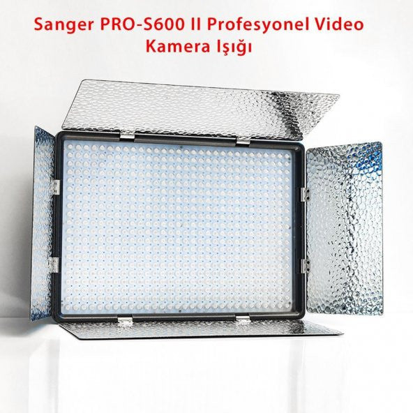 Sanger Pro-S600 Iı Professional Video Camera Light + Foot