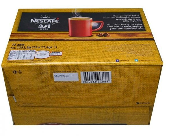 Nescafé 3 in 1 Milk Foam Coffee Pack of 10 (3'ü 1 Arada Sütlü Köpüklü