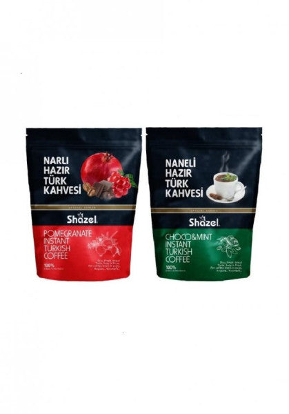 Shazel Turkish Coffee with Pomegranate and Mint 200g 2 Pieces