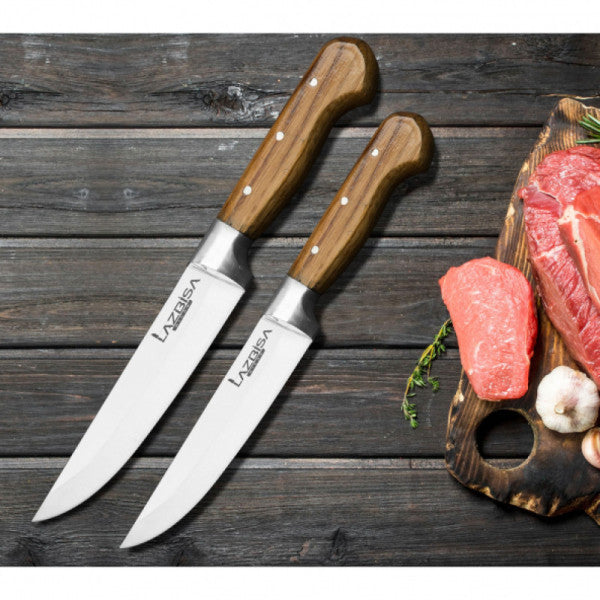 Lazbisa Kitchen Knife Set Meat Mincer Fruit Vegetable Butcher Knife ( 1-2 )