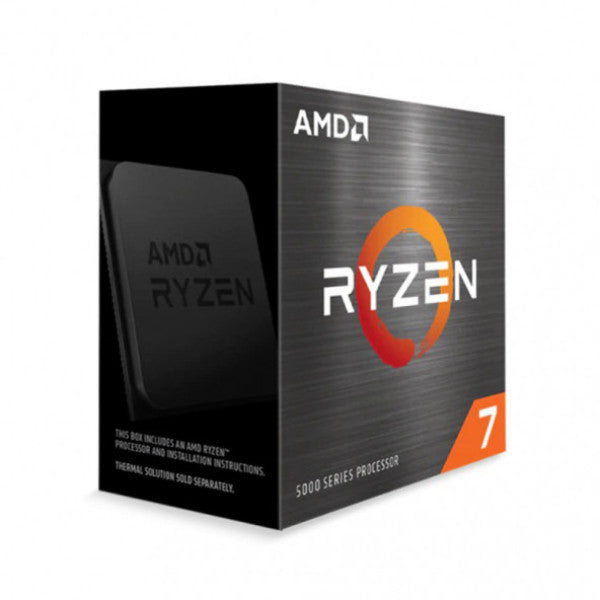 معالج AMD Ryzen 7 5700X 3.4 جيجا هرتز (Turbo 4.6 جيجا هرتز) 8 كور و16 خيط وذاكرة تخزين مؤقت 32 ميجا بايت ومعالج 7 نانومتر Am4 - محاصر