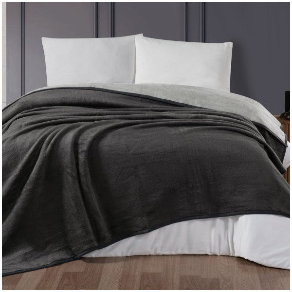 Schafer Home Bella Single Blanket 150X200-Grey02