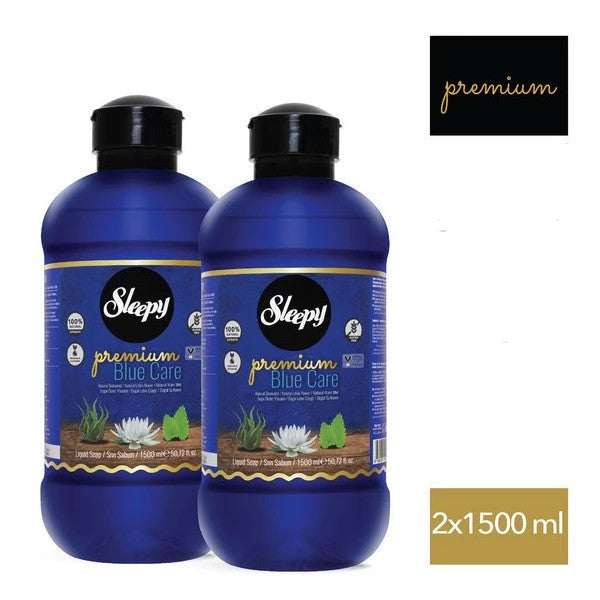 Sleepy Premium Blue Care Series Liquid Soap 2X1500 Ml