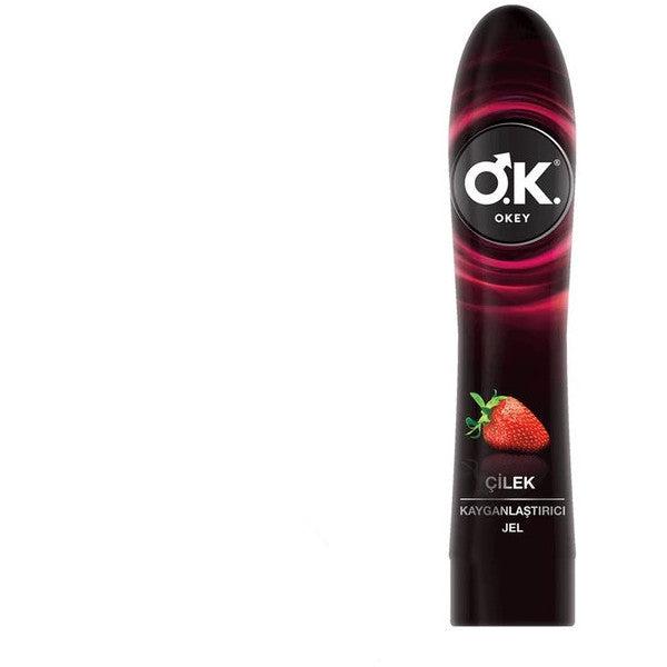 Okey Strawberry Lubricating Gel 100 Ml