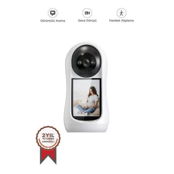 Torima Cmr17 Monitor Smart Ip Full Hd 360° Smart Security Camera Motion Detection Baby Camera