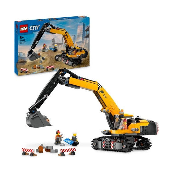 Lego City 60420 Yellow Construction Excavator (633 Pieces)