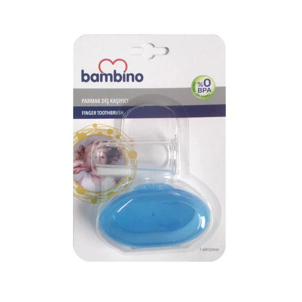 Bambino Blue Finger Teether