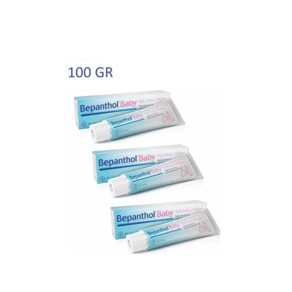 Bepanthol Baby Diaper Rash Cream Prevention 3 Pieces 100 Gr