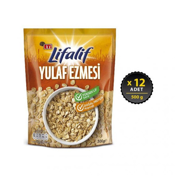 Eti Lifalif Oatmeal 500 Gx 12 Pieces