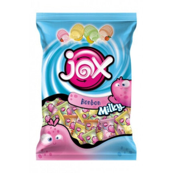 Jox Milky Fruit And Milk Flavored Liquid Filled Bonbon Candy (5 Gr X 200 Pieces)