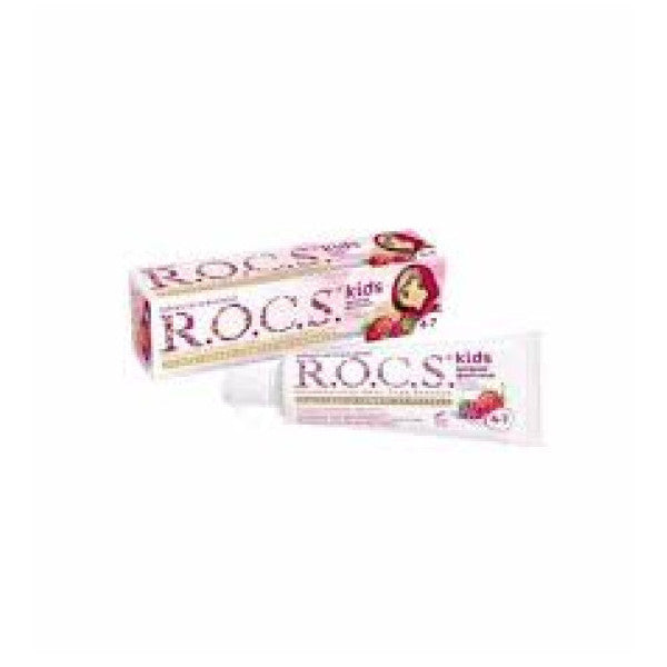 Rocs Kids 4-7 Years Old Raspberry-Strawberry Toothpaste 35 Ml