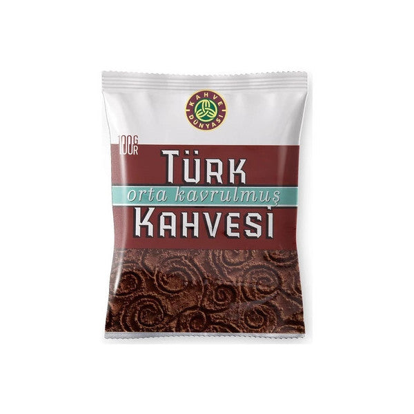 Kahve Dünyası Medium Roast Turkish Coffee 100 Gr (3 Packs)