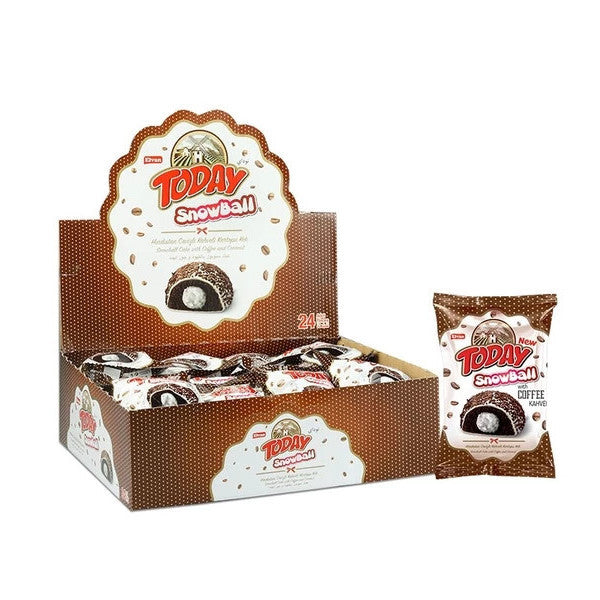 Today Snowball Coffee Cake 35 Gr. 24 Pieces (1 Box)