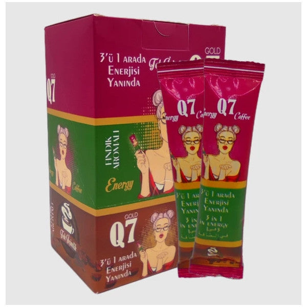 Q7 Coffee 3 İn 1 12 Pieces (For Women) Aphrodisiac Coffee