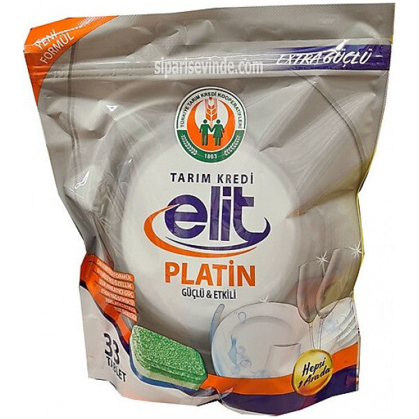 Tarım Kredi Elite Dishwasher Tablet Ultra 33