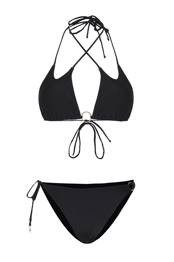 Trendyolmilla Black Bikini Set