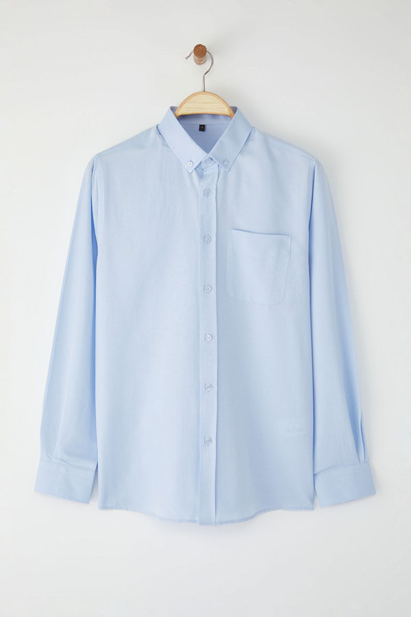 Man Men's Straight Long Regular Shirt