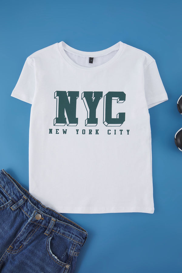 kıds Unisex Ecru Slogan Short Oversized T-Shirt