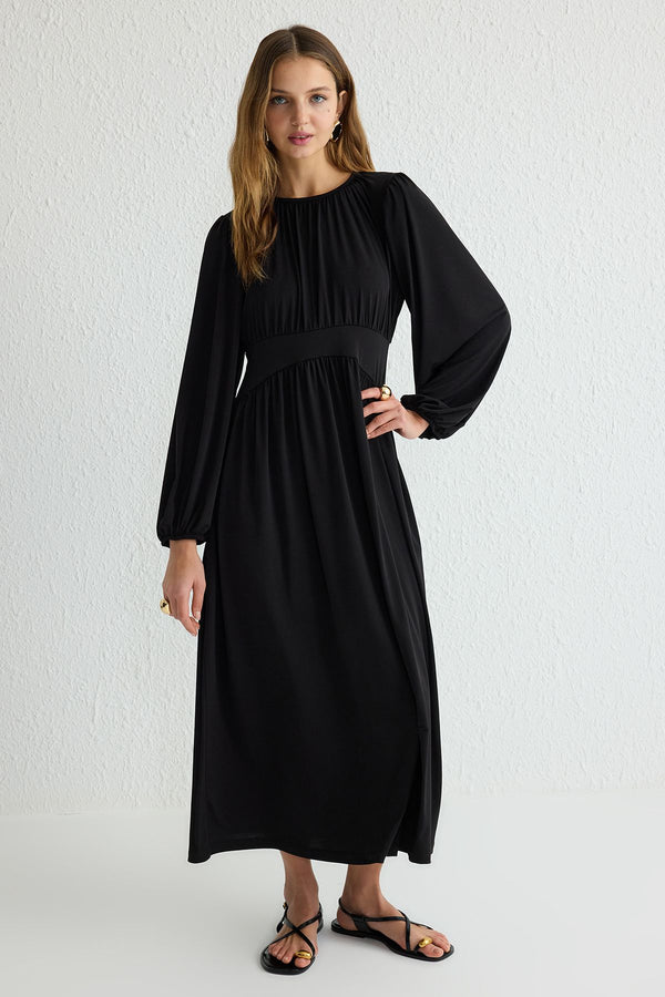 Trendyol Modest Women's Plain Maxi Long Casual Regular Modest Evening Dresses