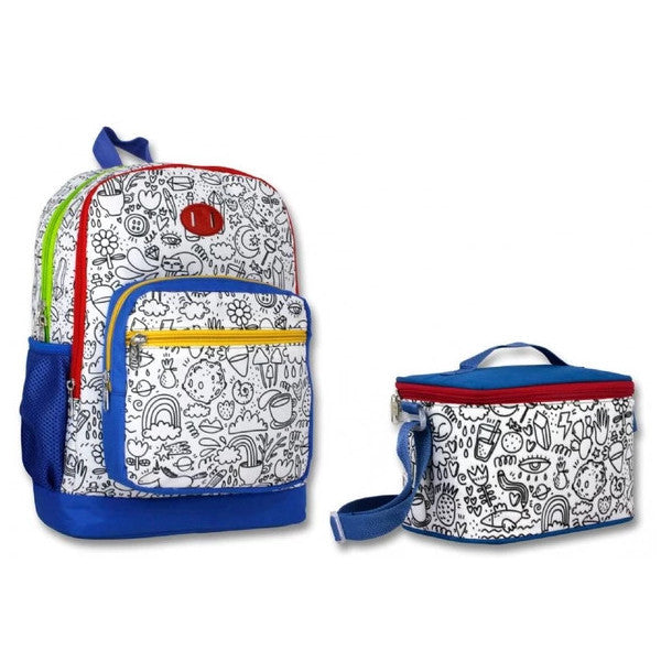 Ümit Bag Paintable School Bag And Lunch Bag Set