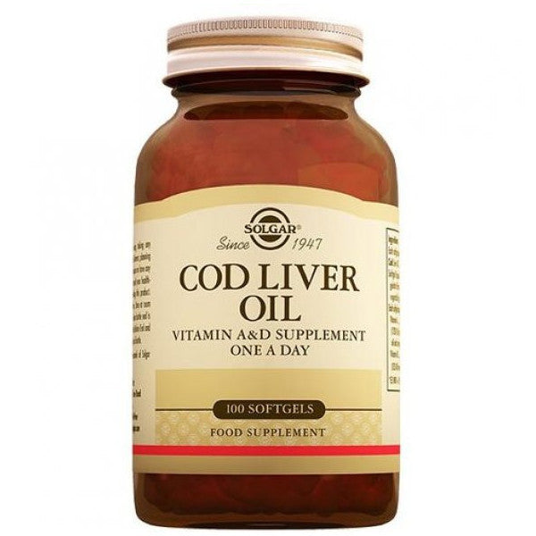 Solgar Cod Liver Oil 100 Capsules