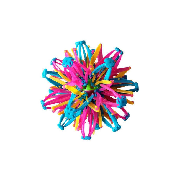 Manas Colorful Hoberman Sphere Isokinetic Yoga Exercise Ball Breathable Origami Stress Relief Toy Ball