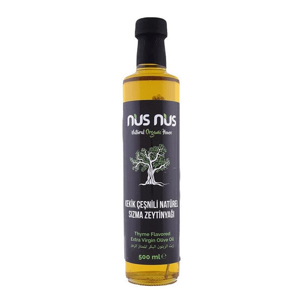 Nusnus Thyme Flavored Natural Extra Virgin Olive Oil 500 Ml