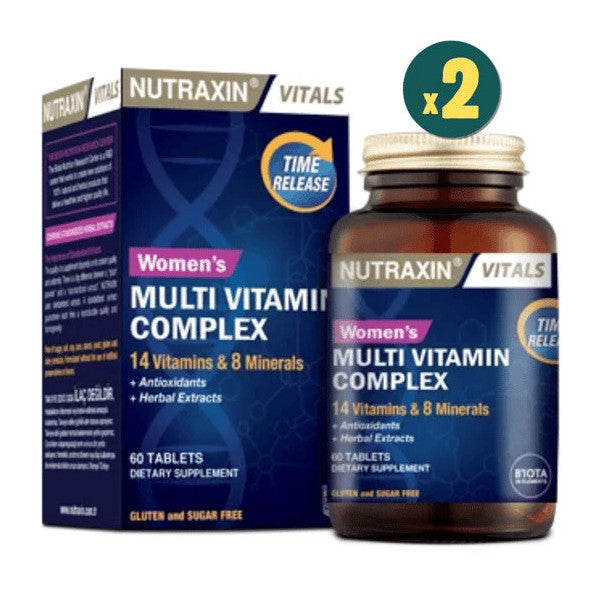 Nutraxin Female Multi Vitamin Complex 60 Tablets 2 Pcs