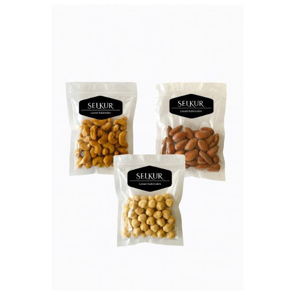 Mixed Nuts 50G X 15 Packs (Net 750G) – Cashew, Almond, Hazelnut, Premium Quality Vacuum Packed