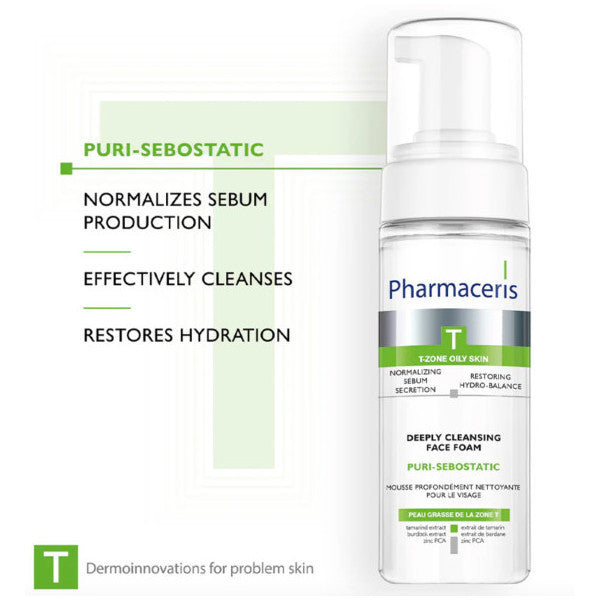 Pharmaceris T Puri-Sebostatic Deeply Cleansing Foam 150 Ml