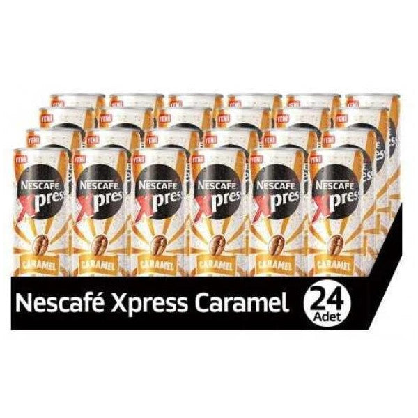 Nescafe Xpress Caramel Flavored Cold Coffee 250 Ml X 24 Pcs