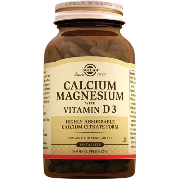 Solgar Calcium Magnesium Vitamin D3 150 Tablet