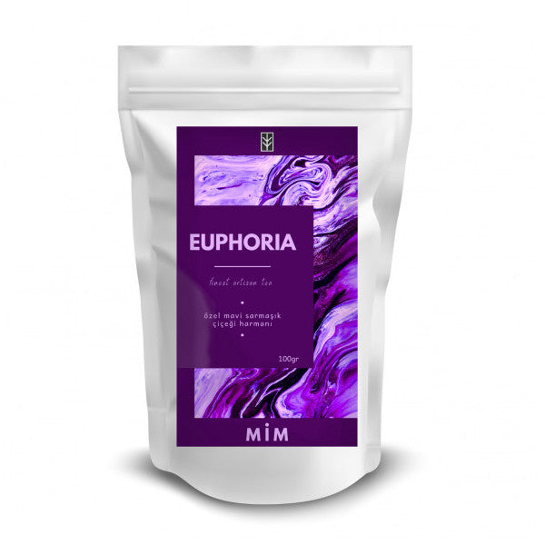 Mim And More Euphoria Tea - Raspberry Blue Ivy Flower Blend 100Gr