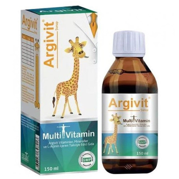 Argivit Vitamin Mineral L-Arginine Syrup 150 Ml