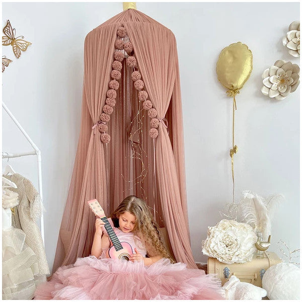 Pamuka Tulle Mosquito Net Pinkish Brown