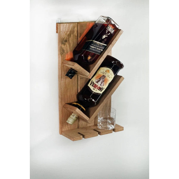 Weblonya Wooden Wine Rack Drink Shelf Wall Shelf 5180