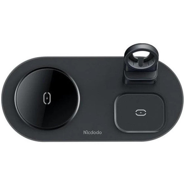 Mcdodo 3In1 İphone Air Pod Wireless Charging Stand Ch-7061 Black