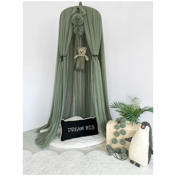 Pamuka Tulle Mosquito Net Deluxe Khaki Green