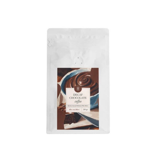 Mim And More Decaf Chocolate Coffee Chocolate Flavored Decaffeinated Filter Coffee 200 Gr