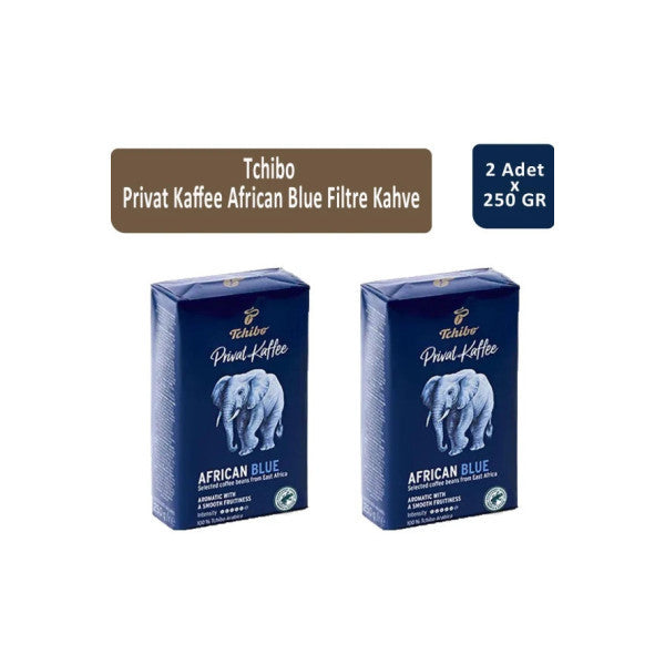 Tchibo Privat African Blue Filter Coffee 250 Gr X 2 Pieces